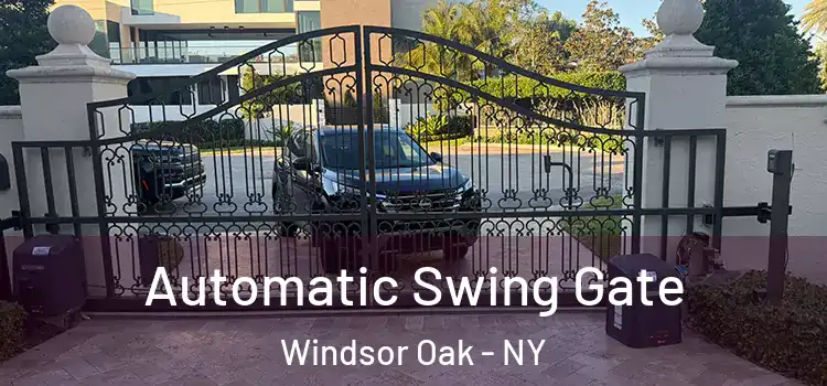 Automatic Swing Gate Windsor Oak - NY