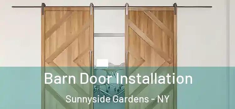  Barn Door Installation Sunnyside Gardens - NY