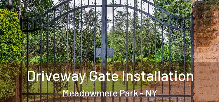  Driveway Gate Installation Meadowmere Park - NY