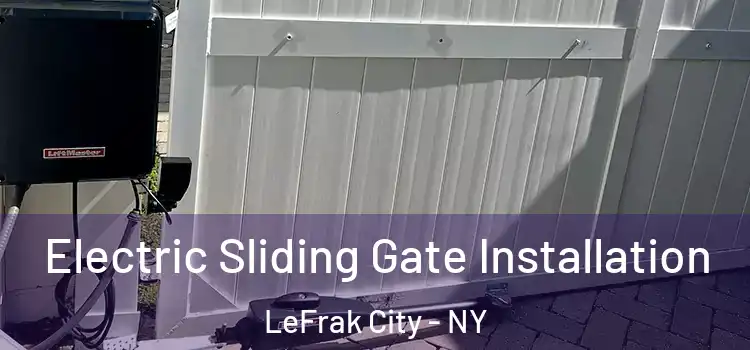 Electric Sliding Gate Installation LeFrak City - NY