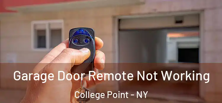  Garage Door Remote Not Working College Point - NY
