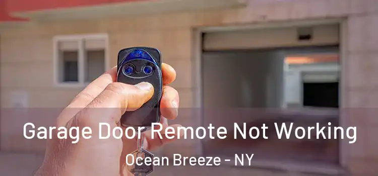  Garage Door Remote Not Working Ocean Breeze - NY