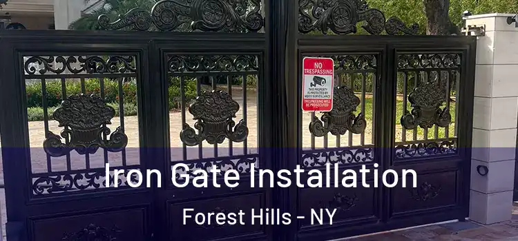 Iron Gate Installation Forest Hills - NY