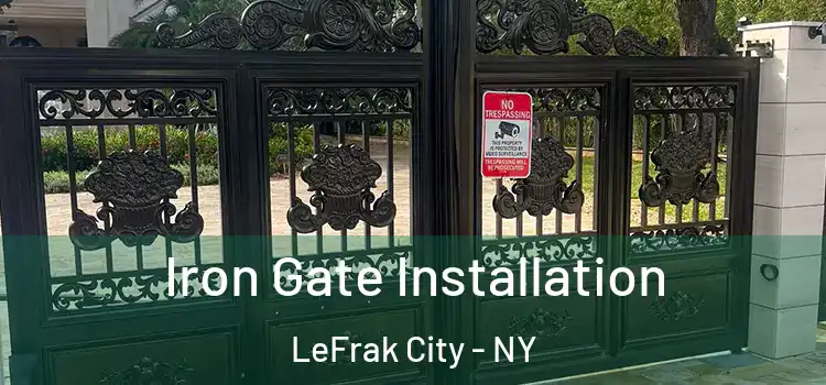 Iron Gate Installation LeFrak City - NY