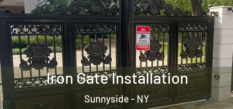 Iron Gate Installation Sunnyside - NY