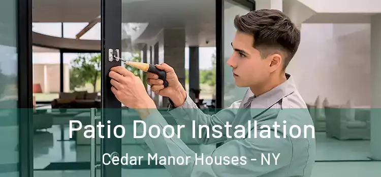 Patio Door Installation Cedar Manor Houses - NY