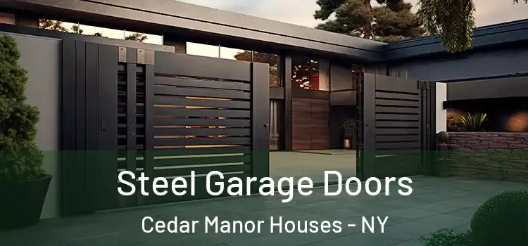  Steel Garage Doors Cedar Manor Houses - NY